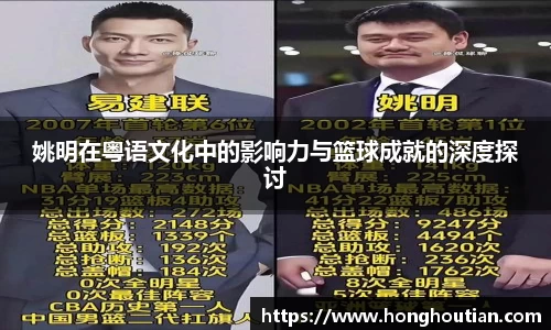 姚明在粤语文化中的影响力与篮球成就的深度探讨